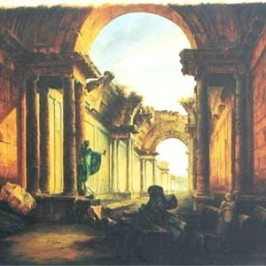 Robert Hubert - Vista Della Grande Galleria Del Louvre In Rovine (340 X 210)