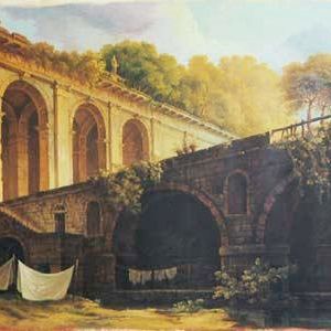 Robert Hubert - Villa Madama - (Cm. 350 X 200 Acrilico Su Tela)